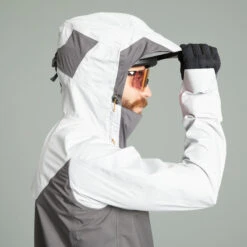 Rockrider MTB Regenjas Voor All-mountain -WarmeK Kleding Winkel mtb regenjas voor all mountain grijs 7