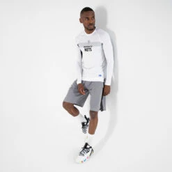 Ondershirt Voor Basketbal Heren/dames NBA Los Angeles Lakers UT500 -WarmeK Kleding Winkel ondershirt voor basketbal herendames nba brooklyn nets ut500 wit 7