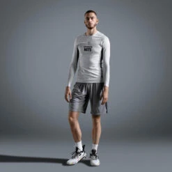 Ondershirt Voor Basketbal Heren/dames NBA Los Angeles Lakers UT500 -WarmeK Kleding Winkel ondershirt voor basketbal herendames nba brooklyn nets ut500 wit 8