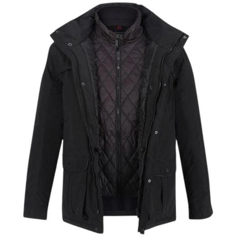 Regatta Outdoorjas Rawson Heren Polyester Zwart Mt 3XL 5 Regatta Outdoorjas Rawson Heren Polyester Zwart Mt 3XL - Afbeelding 3