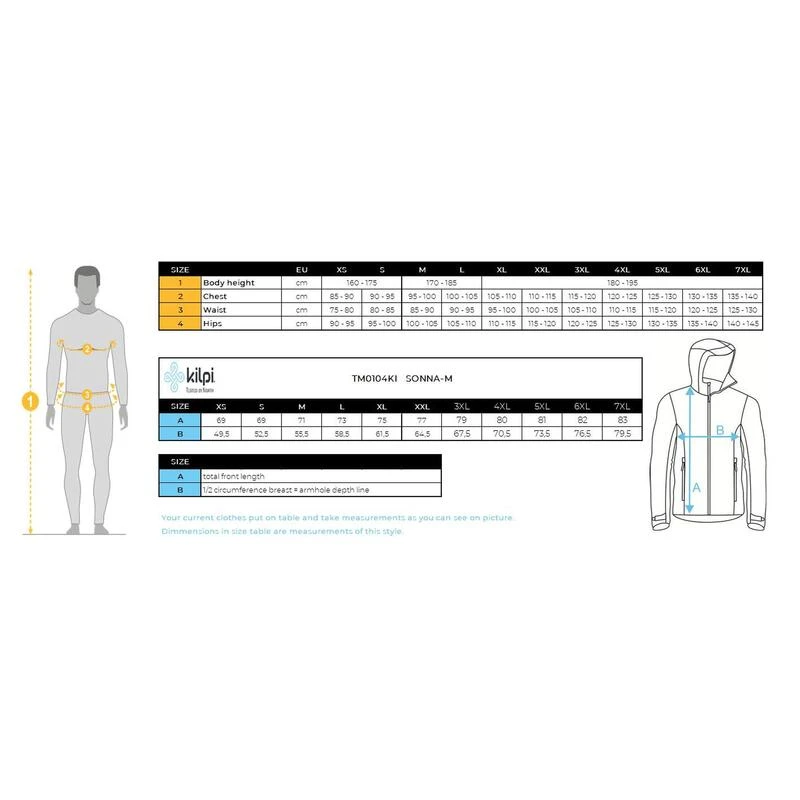 Outdoorjas Voor Heren Kilpi SONNA-M 9 Outdoorjas Voor Heren Kilpi SONNA-M - Afbeelding 7