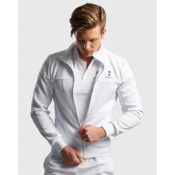 Performance Tennis/Padel Vest Heren Wit -WarmeK Kleding Winkel performance tennispadel vest heren wit 3