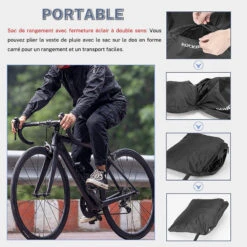 ROCKBROS Regenjas Waterdichte Jassen Heren Regenjas Buitensporten -WarmeK Kleding Winkel regenjas waterdichte jassen heren regenjas buitensporten 3