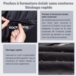 ROCKBROS Regenjas Waterdichte Jassen Heren Regenjas Buitensporten -WarmeK Kleding Winkel regenjas waterdichte jassen heren regenjas buitensporten 5