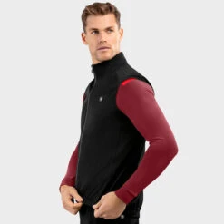 Regenvest Wielrennen SIROKO SRX Pro Layer Zwart Heren -WarmeK Kleding Winkel regenvest wielrennen siroko srx pro layer zwart heren 2