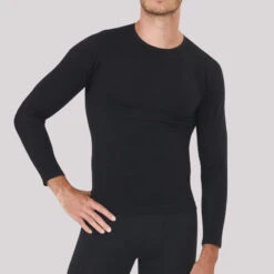 SKINUP ML Tennis Compressie T-shirt Voor Mannen -WarmeK Kleding Winkel skinup ml tennis compressie t shirt voor mannen 2