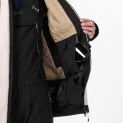 Stevige Snowboardjas Voor Heren SNB 900 UP Beige -WarmeK Kleding Winkel stevige snowboardjas voor heren snb 900 up beige 11