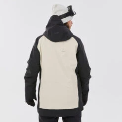 Stevige Snowboardjas Voor Heren SNB 900 UP Beige -WarmeK Kleding Winkel stevige snowboardjas voor heren snb 900 up beige 4