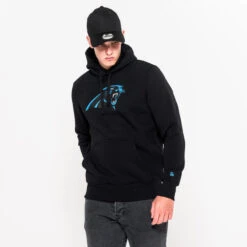 Sweat Capuche New Era Avec Logo De L'équipe Carolina Panthers