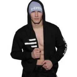 Sweatshirt Heren Fitness En Vrije Tijd Zwart