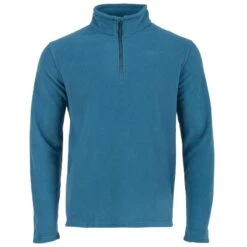 HIGHLANDER Sweatshirt Voor Heren Ember Fleece Petrol Met Rits - Blauw -WarmeK Kleding Winkel sweatshirt voor heren ember fleece petrol met rits blauw 3