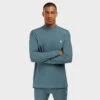Thermisch Ondershirt Wintersport SIROKO Slush Steel Staalblauw Heren -WarmeK Kleding Winkel thermisch ondershirt wintersport siroko slush steel staalblauw heren