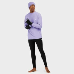 Thermisch Ondershirt Wintersport SIROKO Slush Violet Lavendel Heren -WarmeK Kleding Winkel thermisch ondershirt wintersport siroko slush violet lavendel heren 3