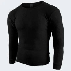 Thermoset Heren | Thermoshirt + Thermobroek | Zwart -WarmeK Kleding Winkel thermoset heren thermoshirt thermobroek zwart 3