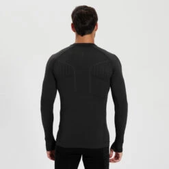 Kipsta Thermoshirt Voor Volwassenen Keepdry 500 LANGE MOUWEN 32 Kipsta Thermoshirt Voor Volwassenen Keepdry 500 LANGE MOUWEN -WarmeK Kleding Winkel thermoshirt voor volwassenen keepdry 500 lange mouwen zwart 10