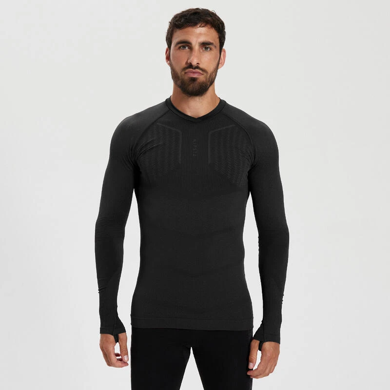Kipsta Thermoshirt Voor Volwassenen Keepdry 500 LANGE MOUWEN 7 Kipsta Thermoshirt Voor Volwassenen Keepdry 500 LANGE MOUWEN - Afbeelding 5