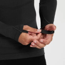 Kipsta Thermoshirt Voor Volwassenen Keepdry 500 LANGE MOUWEN 30 Kipsta Thermoshirt Voor Volwassenen Keepdry 500 LANGE MOUWEN -WarmeK Kleding Winkel thermoshirt voor volwassenen keepdry 500 lange mouwen zwart 8