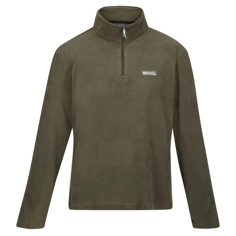Regatta Thompson Heren Hiking Fleece - Donkergroen Kaki 5 Regatta Thompson Heren Hiking Fleece - Donkergroen Kaki - Afbeelding 3