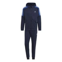 ADIDAS Trainingspak Fleece Colorblock Blauw - HK4463 -WarmeK Kleding Winkel trainingspak fleece colorblock blauw hk4463 2