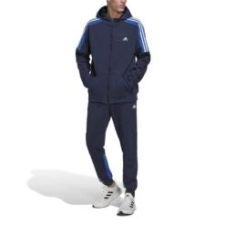 ADIDAS Trainingspak Fleece Colorblock Blauw - HK4463