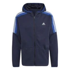 ADIDAS Trainingspak Fleece Colorblock Blauw - HK4463 -WarmeK Kleding Winkel trainingspak fleece colorblock blauw hk4463 3