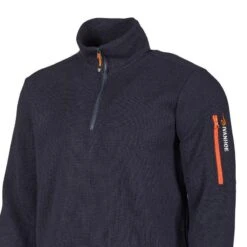 Vest Hadar Half Zip Navy Blue - Fijne Merinowol - Blauw 11 Vest Hadar Half Zip Navy Blue - Fijne Merinowol - Blauw -WarmeK Kleding Winkel vest hadar half zip navy blue fijne merinowol blauw 4