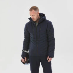 WEDZE Warme Donsjas Voor Skiën Heren 900 Warm -WarmeK Kleding Winkel warme donsjas voor skien heren 900 warm marineblauw 3
