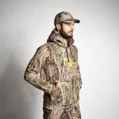 Warme Jachthoodie 500 Moerascamouflage -WarmeK Kleding Winkel warme jachthoodie 500 moerascamouflage 3