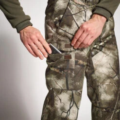 Warme Camouflagebroek Voor De Jacht 100 -WarmeK Kleding Winkel warme waterdichte jachtbroek treemetic 100 5