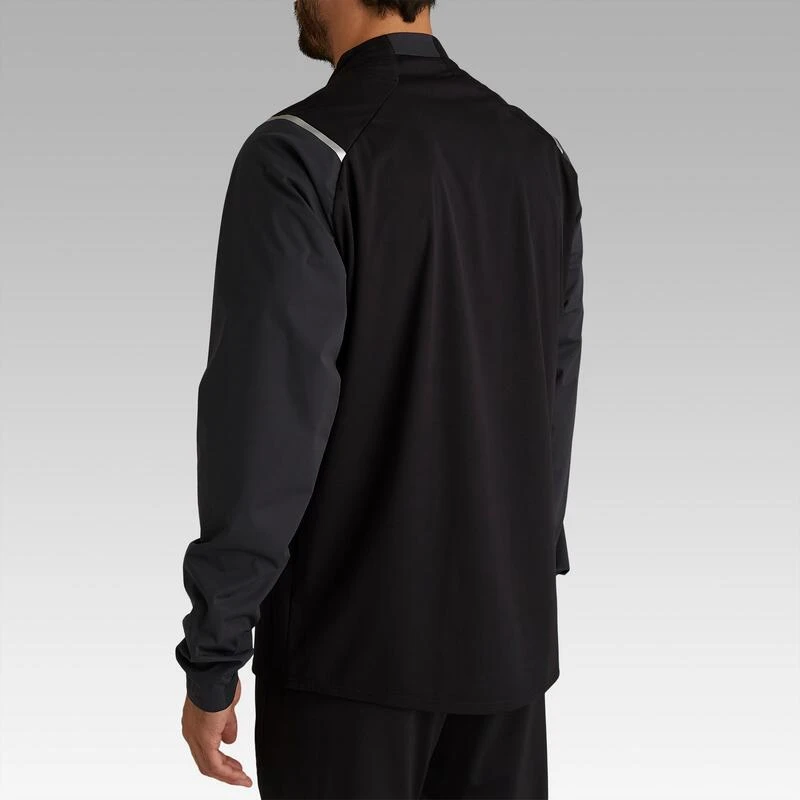 Kipsta Waterdicht Windjack Voor Voetbal Volwassenen T500 Zwart/carbon 7 Kipsta Waterdicht Windjack Voor Voetbal Volwassenen T500 Zwart/carbon - Afbeelding 5