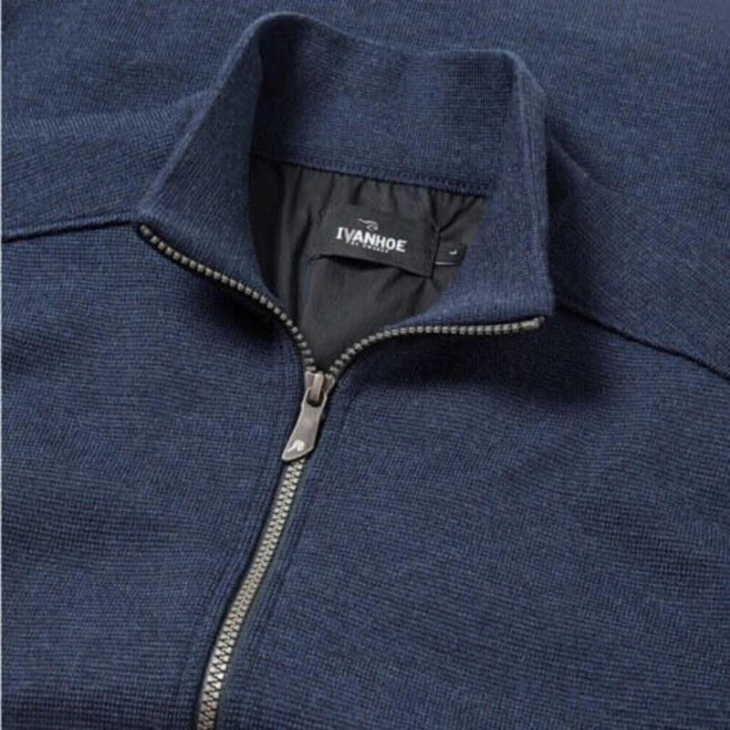 Windbreaker Voor Heren Assar WB Steel Blue Met Rits Merinowol - Blauw 6 Windbreaker Voor Heren Assar WB Steel Blue Met Rits Merinowol - Blauw - Afbeelding 4