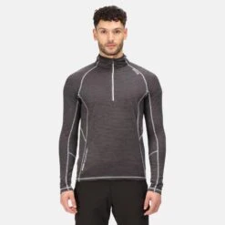 Regatta Yonder Heren Fitness T-shirt - Lichtgrijze -WarmeK Kleding Winkel yonder heren fitness t shirt lichtgrijze 3