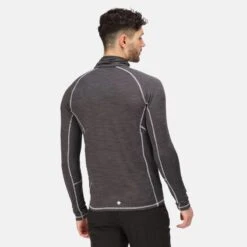 Regatta Yonder Heren Fitness T-shirt - Lichtgrijze -WarmeK Kleding Winkel yonder heren fitness t shirt lichtgrijze 4