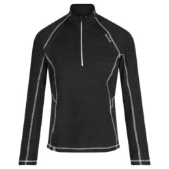 Regatta Yonder Heren Fitness T-shirt - Zwart -WarmeK Kleding Winkel yonder heren fitness t shirt zwart 2