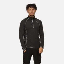 Regatta Yonder Heren Fitness T-shirt - Zwart -WarmeK Kleding Winkel yonder heren fitness t shirt zwart 4